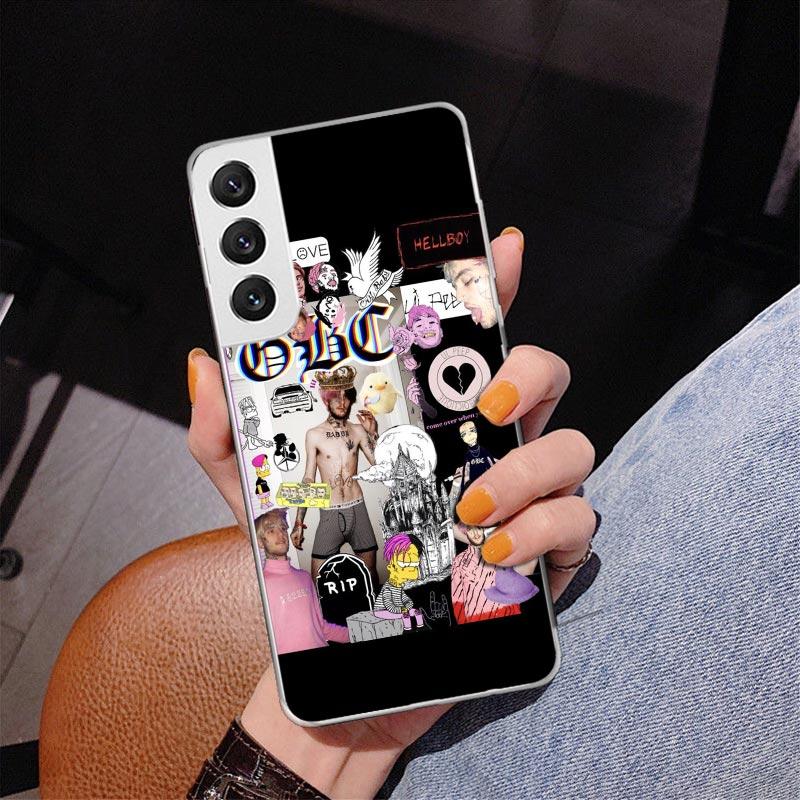 Lil Peep Singer Phnoe Case for Samsung Galaxy S26 S25 Edge S23 S24 Ultra S22 Plus S21 S20 FE Unique Cover Soft Coque Galaxy S25