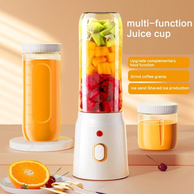 Portable Blender for Shakes and Smoothies Rechargeable Blender Fruit Juice Mixer for Travel/Picnic/Office/Gym/Sport