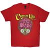 Camiseta de Cypress Hill: Loco En El Cerebro (rojo) NUEVO OFICIAL