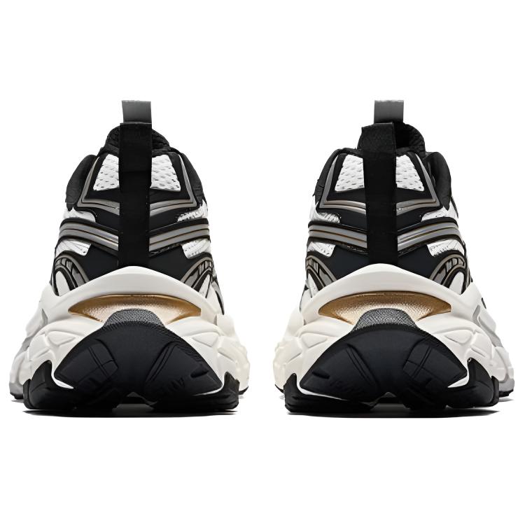 Anta Fuyou Comfortable Minimalist Non-Slip Wear-Resistant Height-Increasing Low-Top Dad Shoes Men sneaker White Black Silver 112618899-2