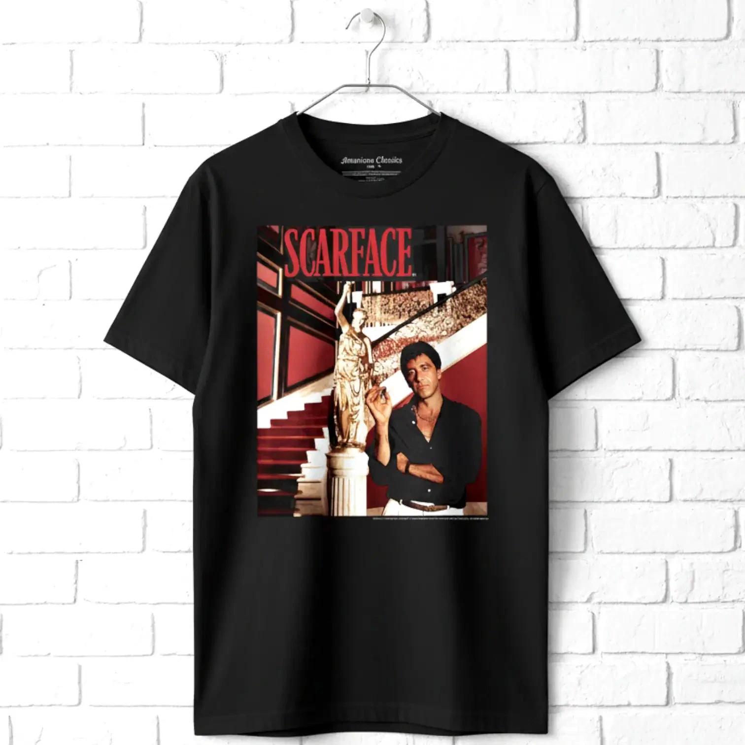Scarface Gold Statue Men s T Shirt XXXL
