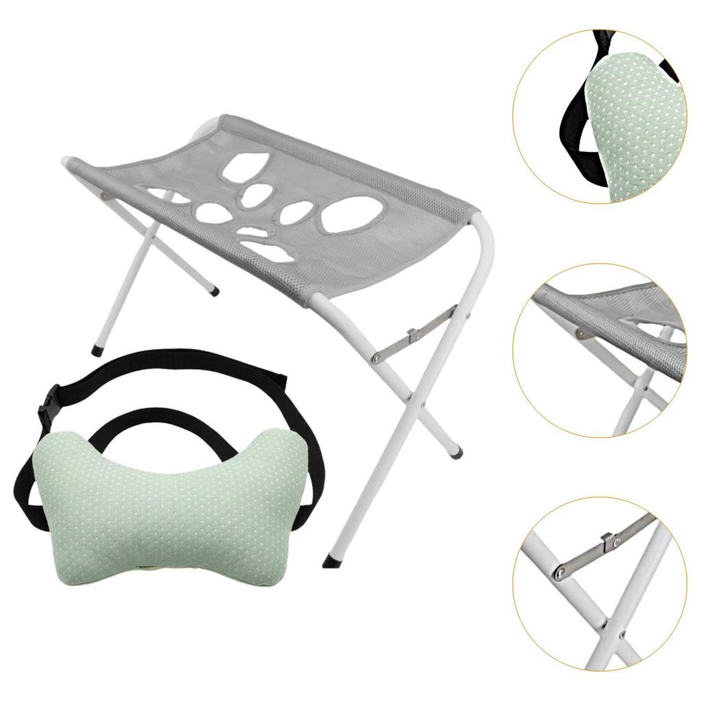 Dog Grooming Hammock Stand Mesh with Stable Iron Frame Breathable Tear Resistant