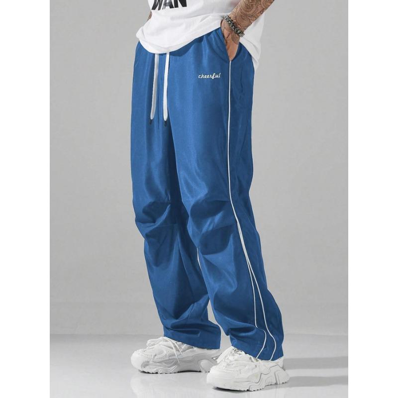 European and American High Street Charging Paratrooper Pants Men s 2026 Spring and Summer American Sports Casual Trousers 8720 S синий