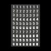 Decor Planner Bronzing Pattern Hand Book Self Adhesive Letter Number sticker Twinkle stickers