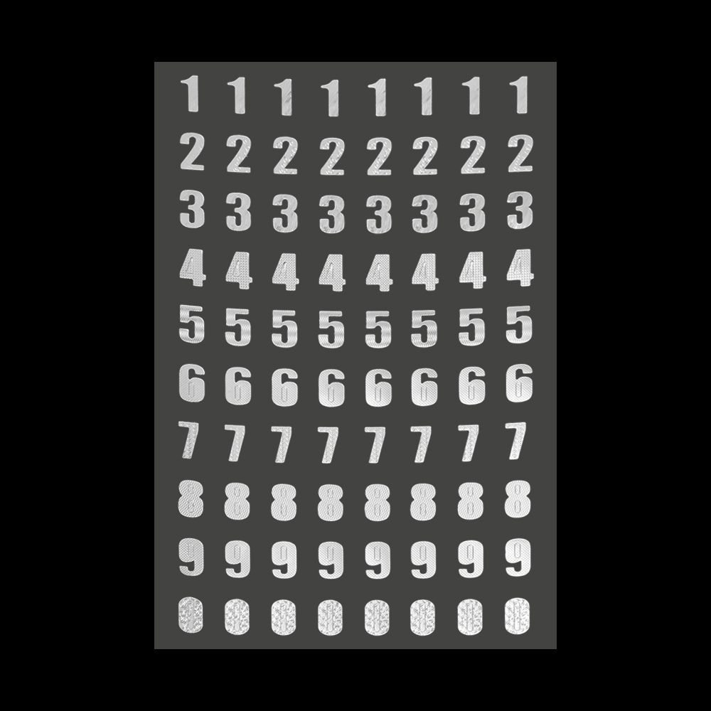 Decor Planner Bronzing Pattern Hand Book Self Adhesive Letter Number sticker Twinkle stickers