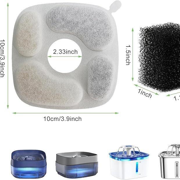Cat intelligent water feeder filter cotton pet intelligent water dispenser coconut shell activated carbon filter cartridge AK model