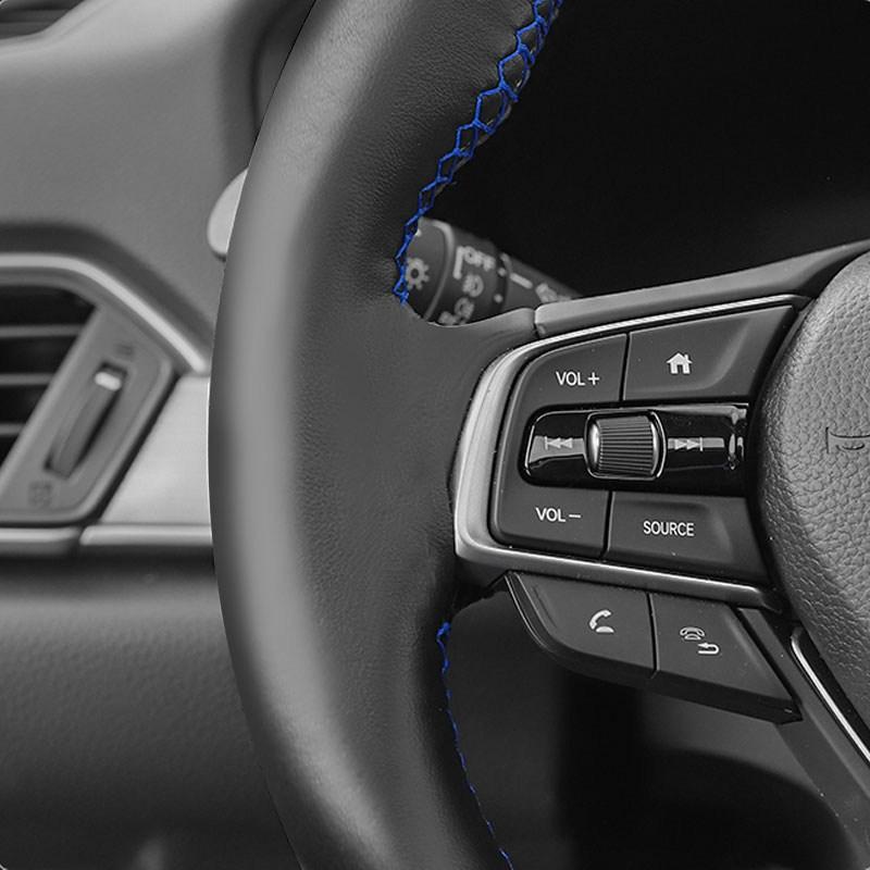 Car Accessories Steering Wheel Cover For Renault Clio 3 RS 2005 2006 2007 2008 2009 2010 2011 2012 2013 Microfiber Leather Trim