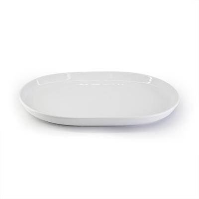Elegant Oval Porcelain Plate, , Nord DUKA
