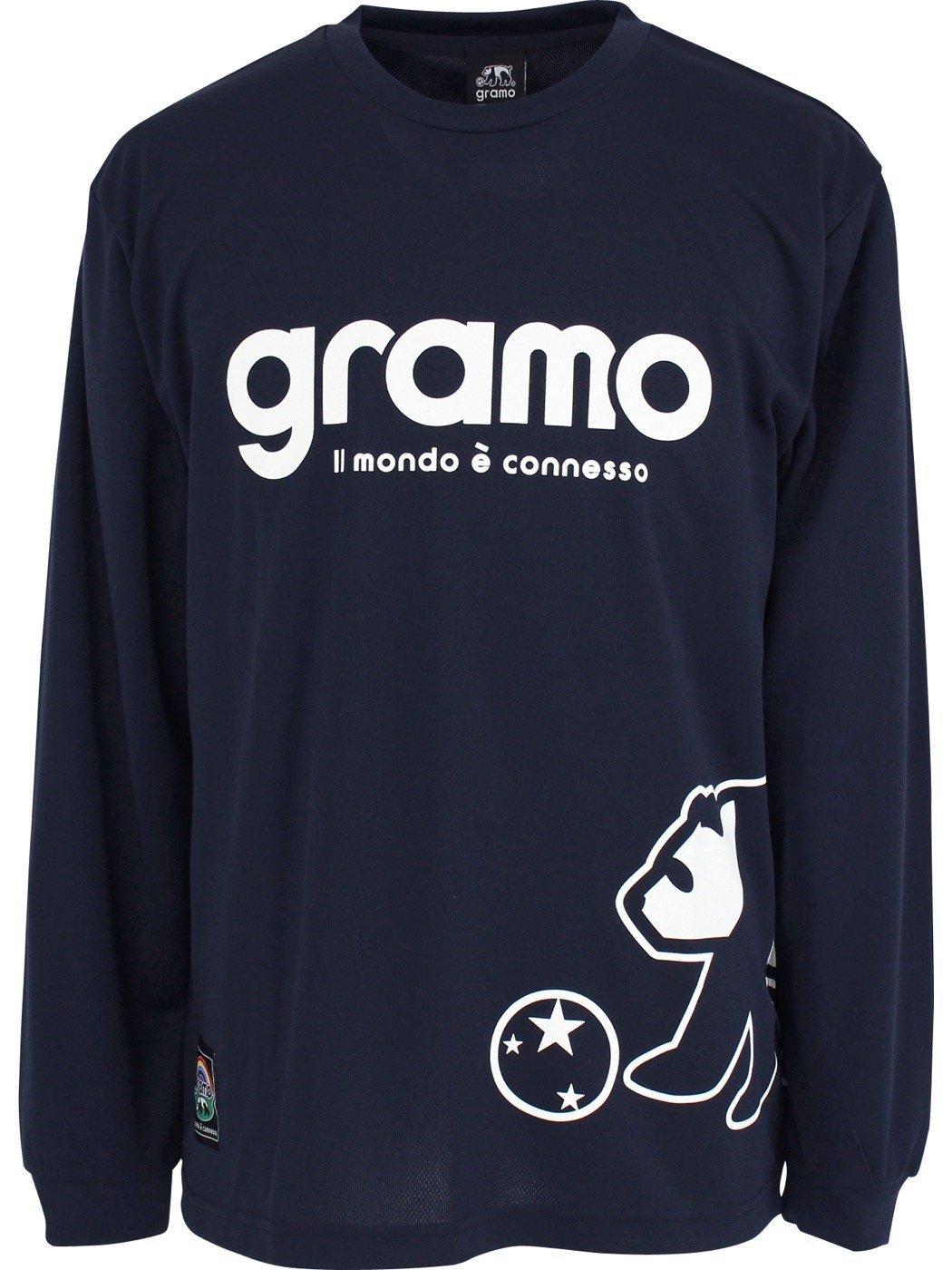 gramo Long Practice Shirt WORKS LP-003-03-L Navy L