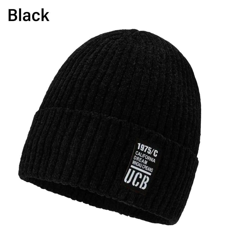 Women Man Ski Autumn Winter Cuff Beanies Knitted Hats Hip Hop Hat Skullcaps Thicken Winter Beanies