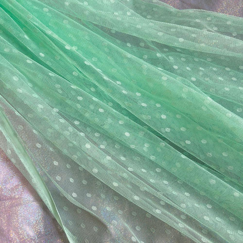 Polka Dot Tulle Mesh Fabric 100x150cm Jacquard Net Cloth for DIY Apparel Women Dress Prom Skirt Handmade Craft Sewing Materials