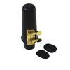 Alto Sax Saxophone Mouthpiece Plastic with Cap Metal Buckle Reed Mouthpiece Patches Pads Cushions