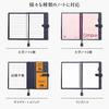 [BLUE SINCERE] B5 Genuine Leather Slim Notebook Cover, Holds 2 Books, Fits College Notebooks, Includes Pen Holder, Bookmark, and Card Slots / NC2 (Roy