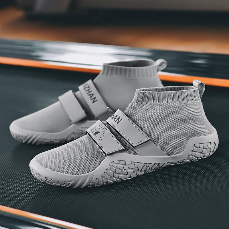 High Quality Brand Men's Casual Shoes Fashionable Men's Sports Shoes Couple's Breathable Training Shoes Fitness Yoga Shoes Red