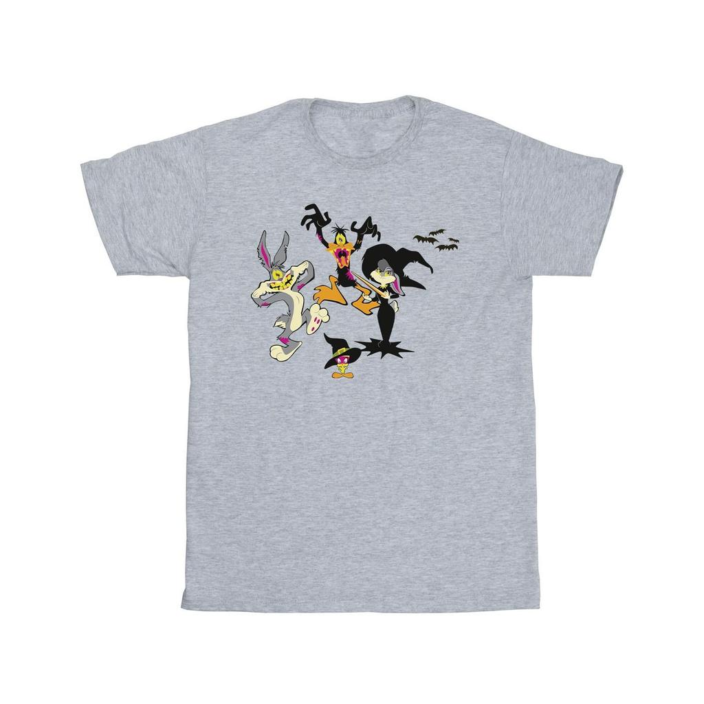Looney Tunes Girls Halloween Friends bomull T-skjorte