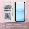 For Oppo A60 4G Wallet Case Rhombic Floral Design Leather Flip Phone Cover with Strap