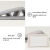 Silicone Material Silicone Door Stop No Drilling Required Windproof Fixed Door Wedge Retractable Design Safety Accessories