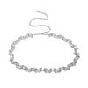 The New Butterfly Metal Sweet Women's Waist Chain Spring Dress Is Versatile with A Small Daisy Silver Belt