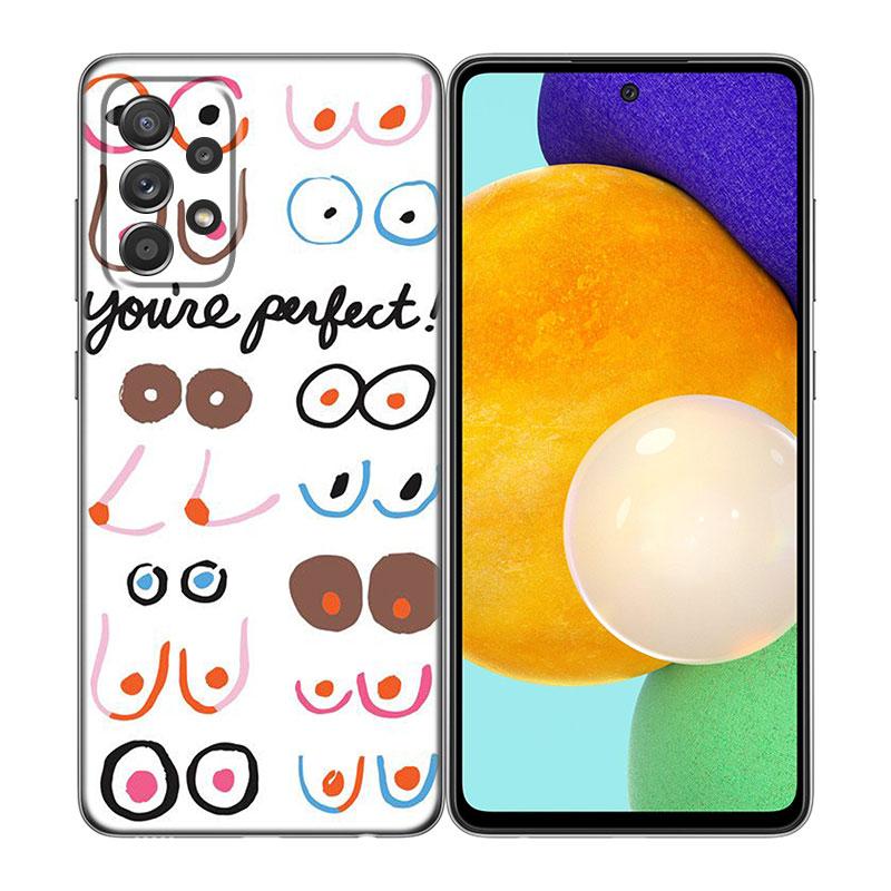 Titten Kunstdruck Telefon Fall Für Samsung A04 A21 A30 A50 A52 S A13 A14 A22 A23 A32 A53 A73 5G A11 A12 A31 A33 A51 A70 A71 A72