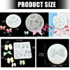 Multifuntional Silicone Crafting Mold Bowknot Shape Pendant Molds Suitable for Epoxy Resin Crafts and Decorative Pendant