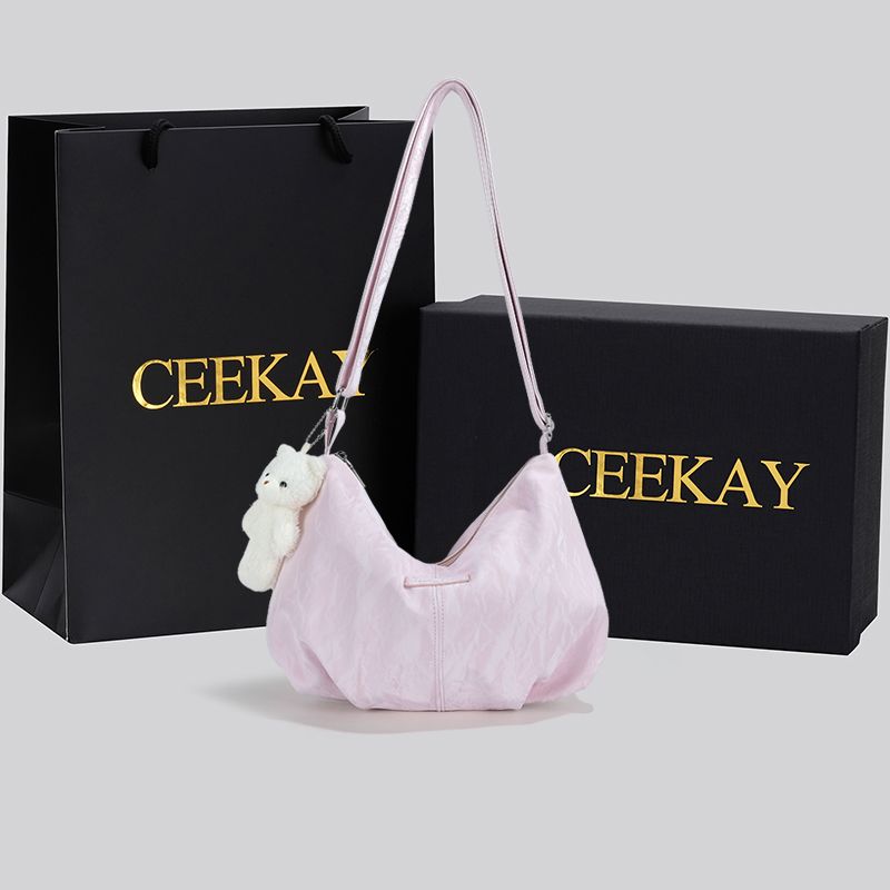 

Ceekay Fancy Special-Interest Design Lightweight Tote Bag Pink