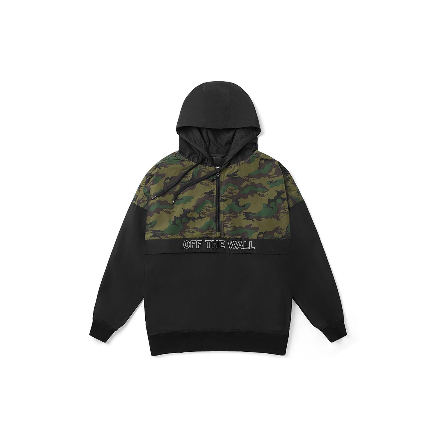 Куртки Vans Унисекс Черный С капюшоном Умеренный Другое VN0A48A1BLK S