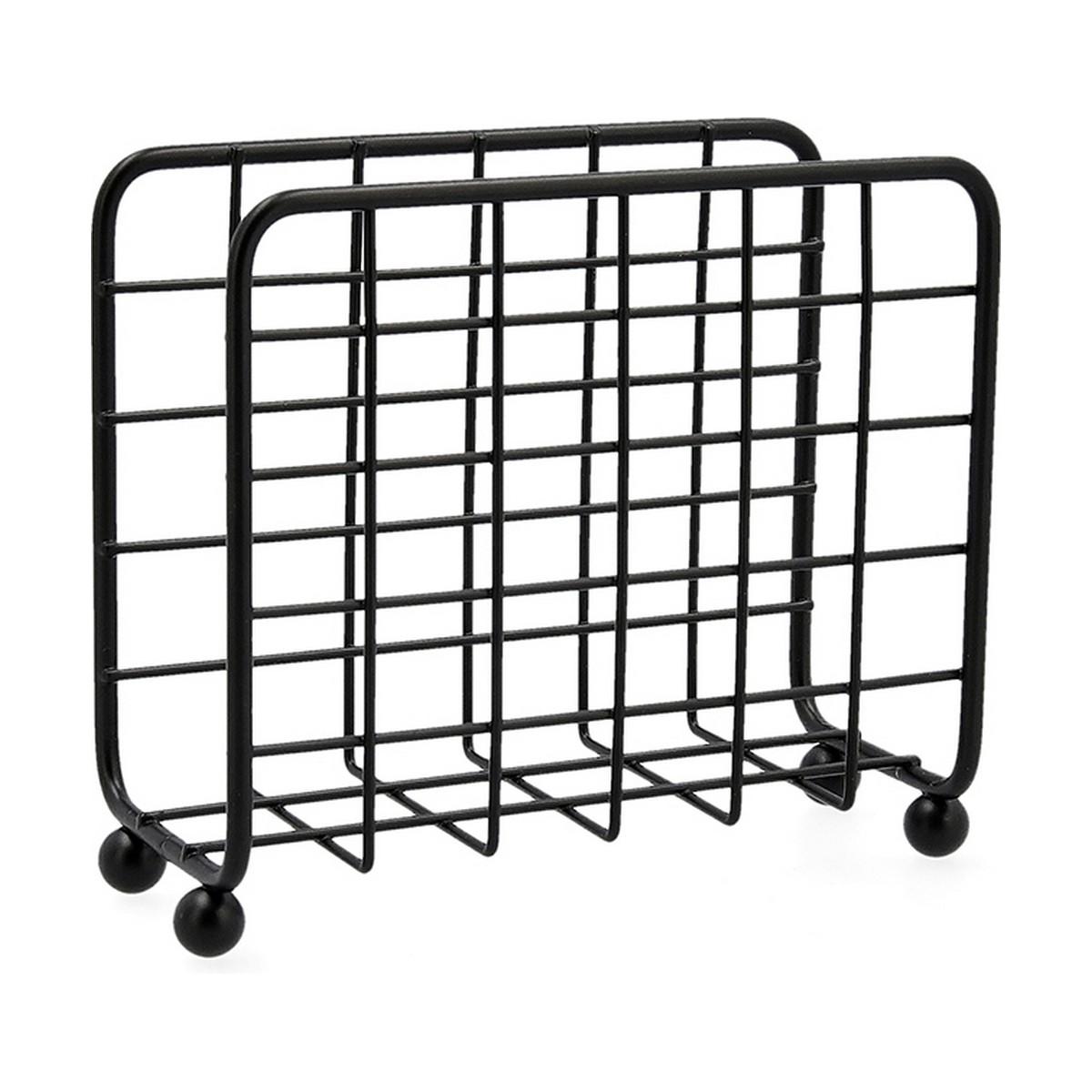 

Полотенцедержатель Quid Ebano 14,5 x 6,8 x 11,8 см Черный Металл