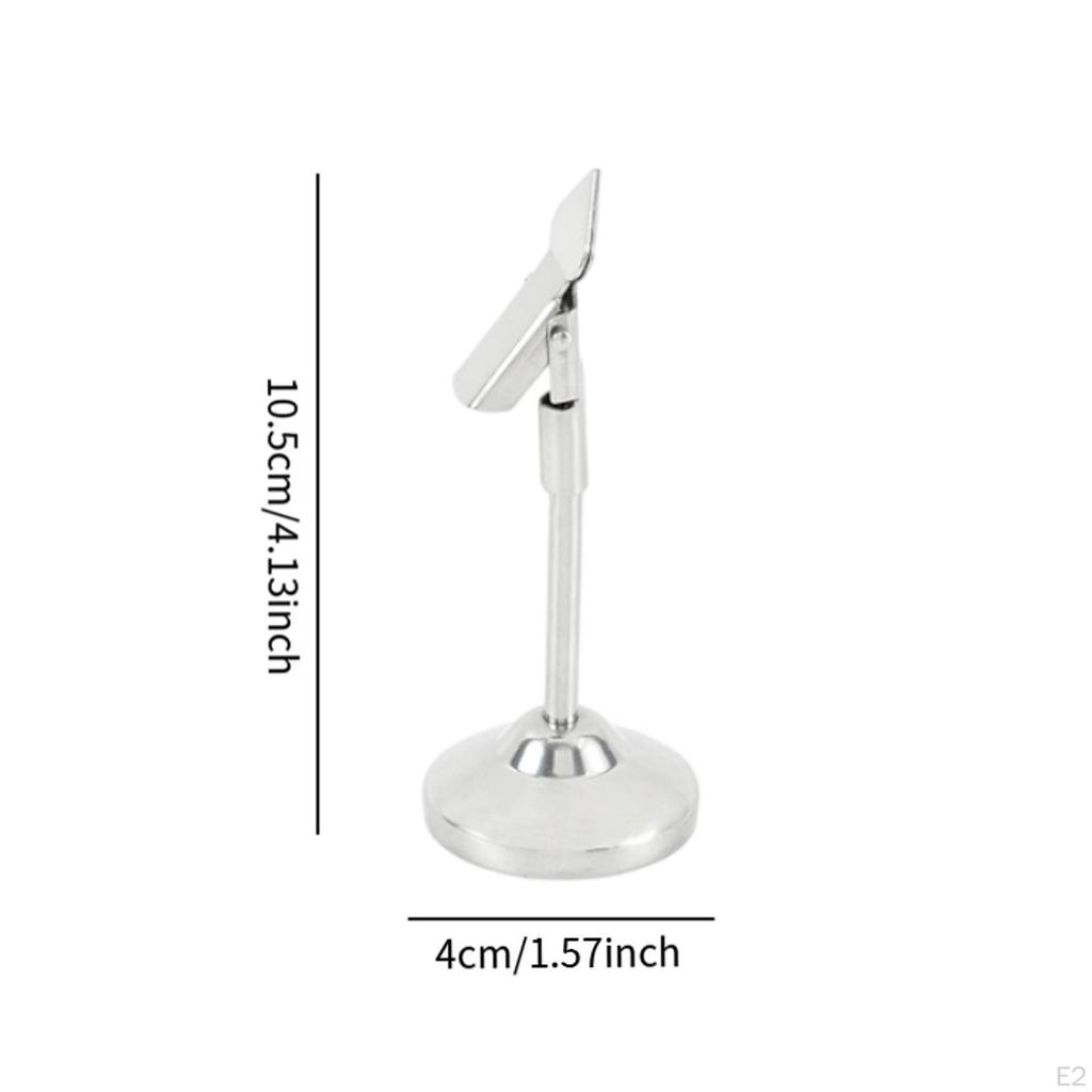 Sign Holder Clip Price Clamp for Retail Display,Portable Table Number Place Card Tag