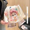 Spring New Style Children's T-Shirt with 3D Cartoon Doll Design
