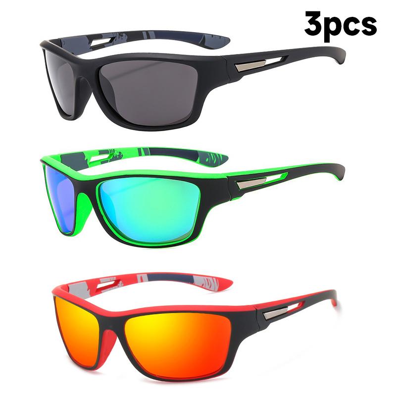 1/3 Stück Heiße Outdoor Radsport Schutzbrille Männer und Frauen Spiegelbrille Fahrsonnenbrille