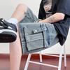 Plus Size Denim Shorts Men's Summer Thin Loose Straight Leg Five Quarter Pants Men's Versatile Casual Workwear Shorts