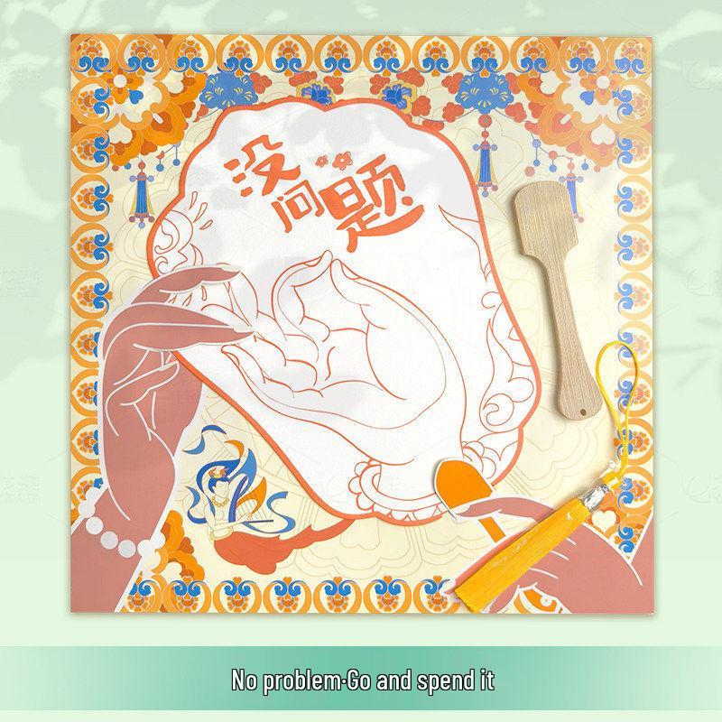 

Feile Bird Hand Fan: High-Grade DIY Double-Sided Folding Fan with Ancient Chinese Style Watercolor Painting Kit