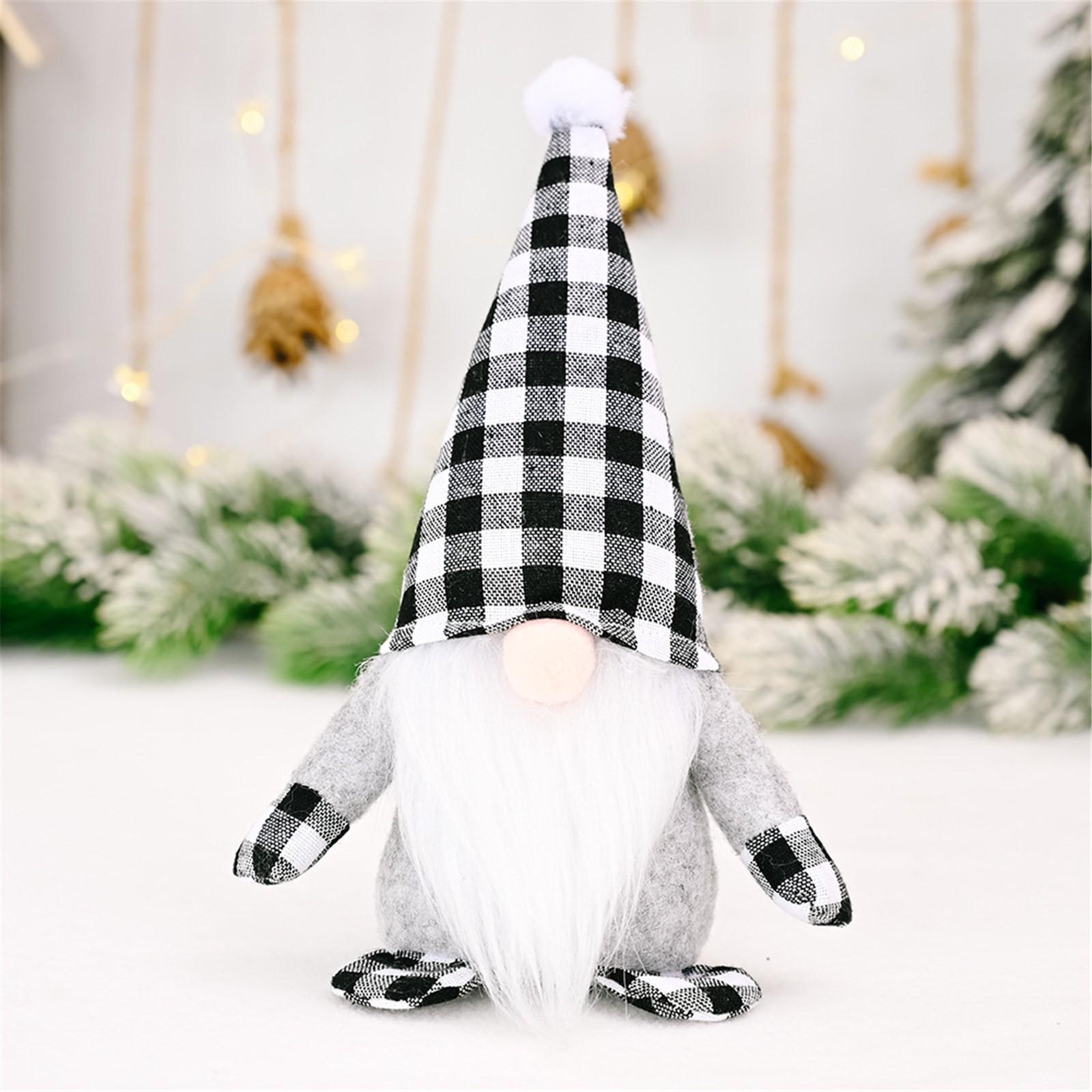 

Рождественское украшение Рождественская решетка Шляпа Рудольф Кукла Рождественская безликая кукла Кукла Украшения