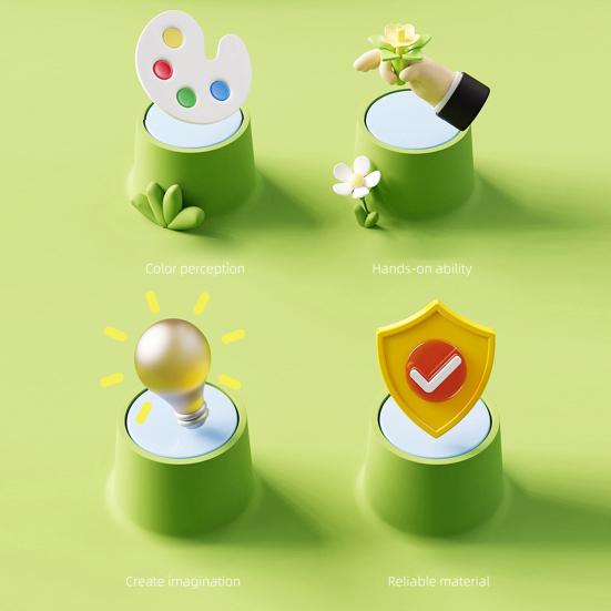 1 Set DIY Fabric Flower Bouquet Kit Kids Handmade Colorful Flower Making Toy Toddlers Girls Educational Floral Bouquet Arts Crafts Activities Toy