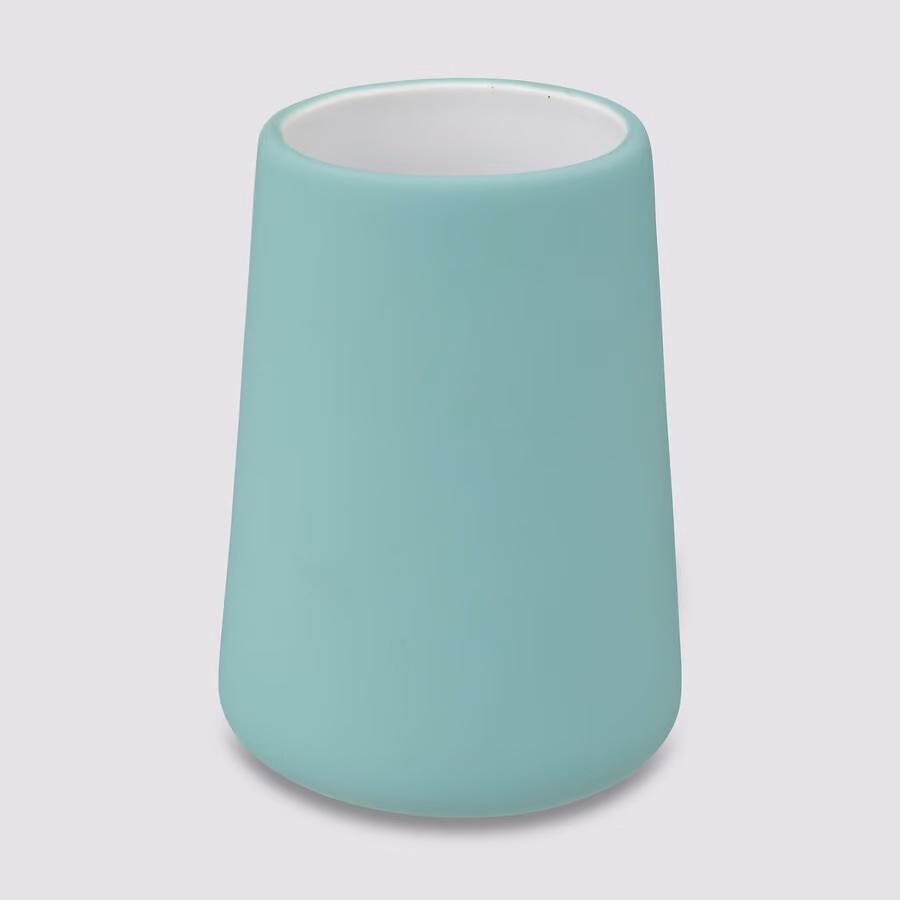 Colors blue ceramic mug, modern design
