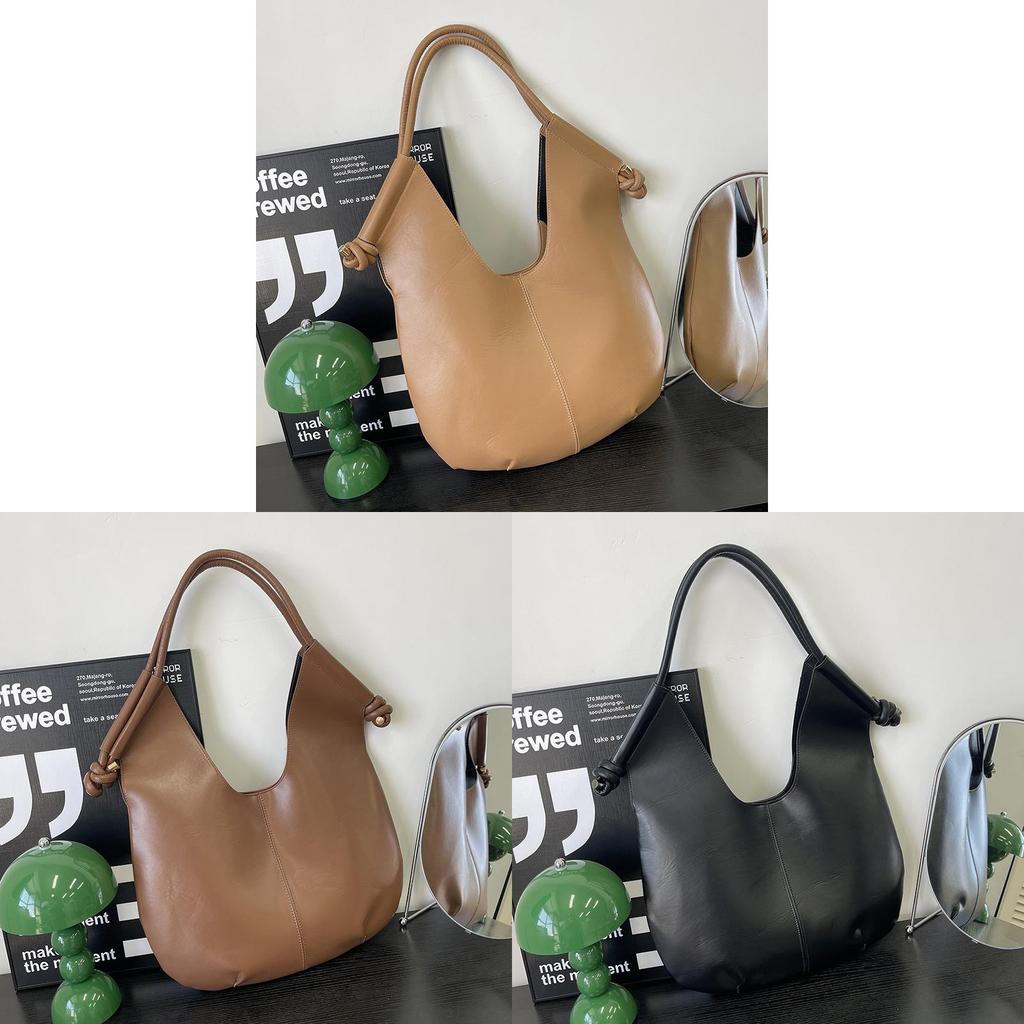 Minimalist Tote Bag For Women With Pu Material And Large Capacity For Daily Use