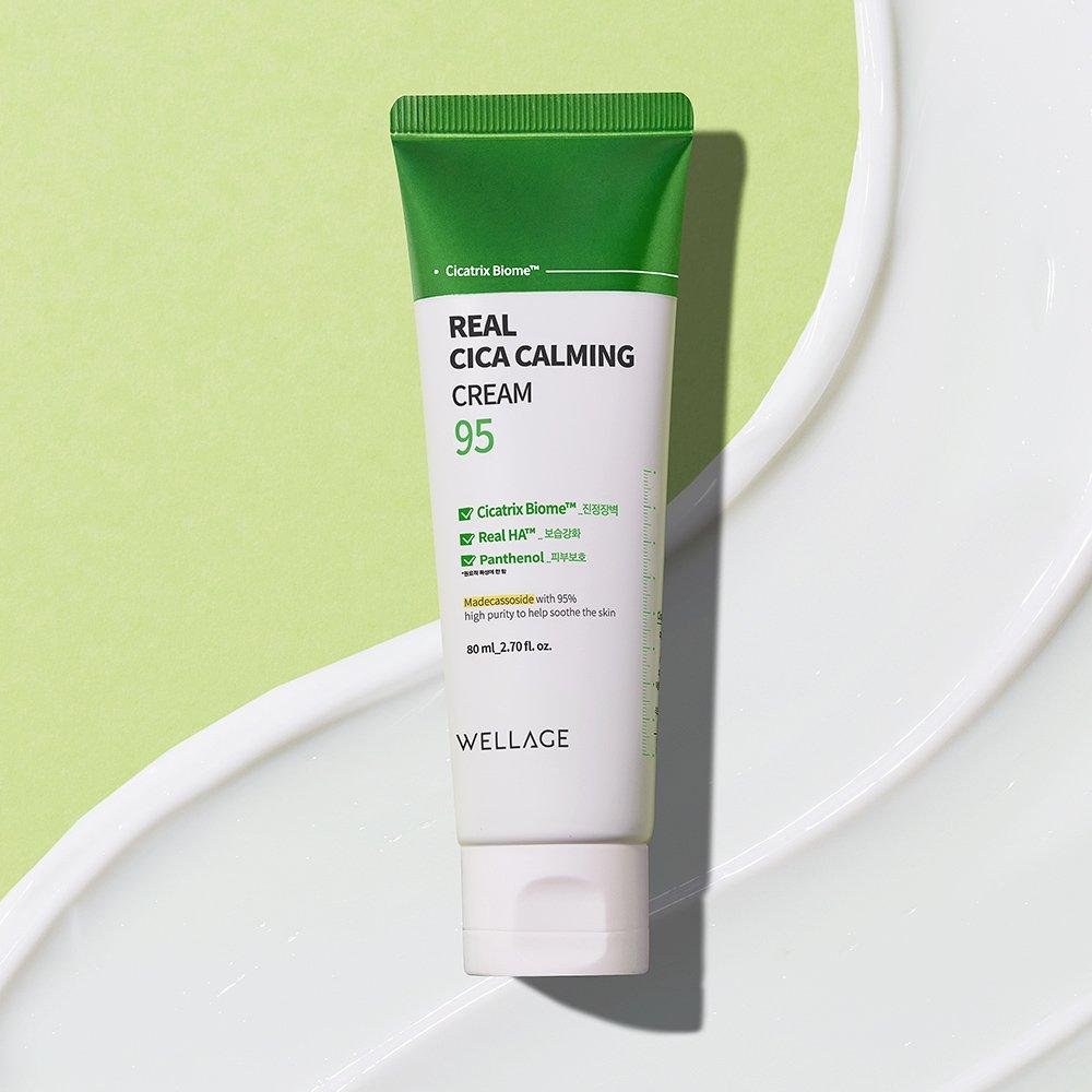 WELLAGE Real Cica Calming 95 Creme 80 ml