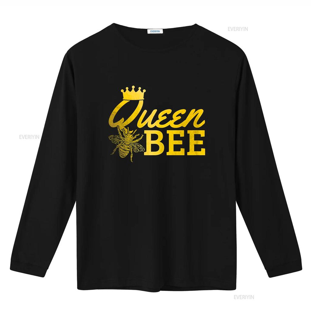 Womens Queen Bee Beekeeper Beekeeping Vintage Funny Cute Girls T Shirt Vintage Washed Versatile Fashion Breathable Graphic