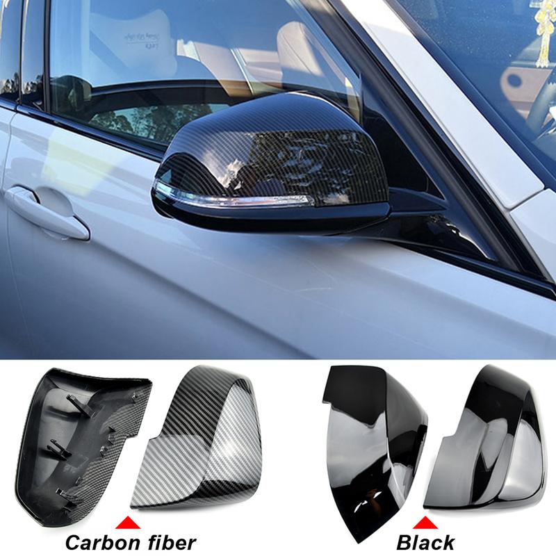 1 Pair Rearview Mirror Cover Cap Mirror Housing Cover Rearview Cap For BMW 220i 328i 420i F20 F21 F22 F30 F32 F33 F36 X1 E84
