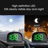 Car HUD Head Up Display KM/MPH Universal GPS Digital Gauges Font Eletronics Digital Car Big Automotive Accessories Speedome R9D8