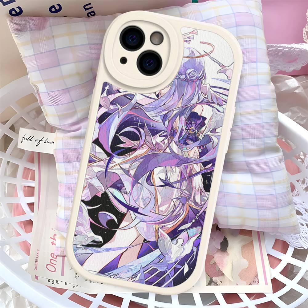 Coque de téléphone Honkai Star Rail Cyrene Cuir Rigide Pour IPhone 16 15 14 13 12 Mini 11 14 Pro Max Xs X Xr 7 8 Plus Fundas
