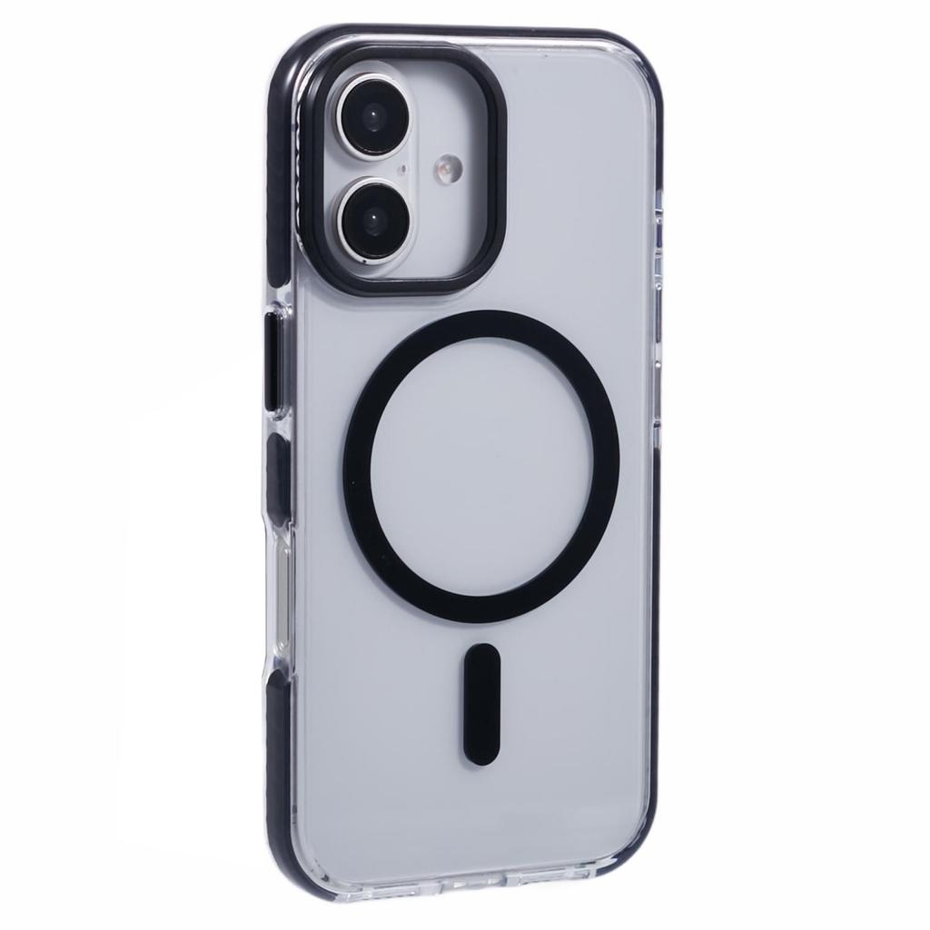 For iPhone 16 Plus Clear Case Compatible with MagSafe TPU+PC Back Cover