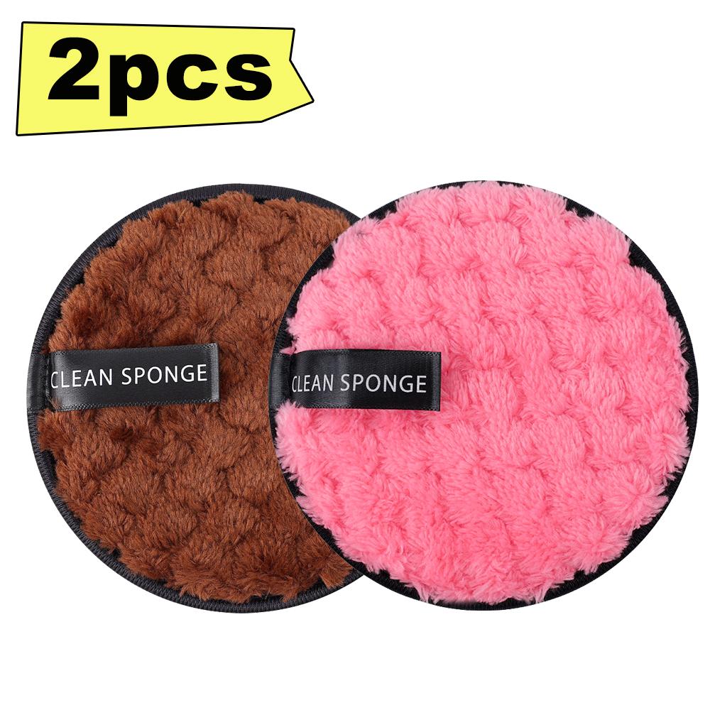 Very Fine Fiber Makeup Remover Puff Multicolor Facial Cleaning Towel Cosmetic Powder Puff Face Wash Cleanser Sponge Pads Makeup