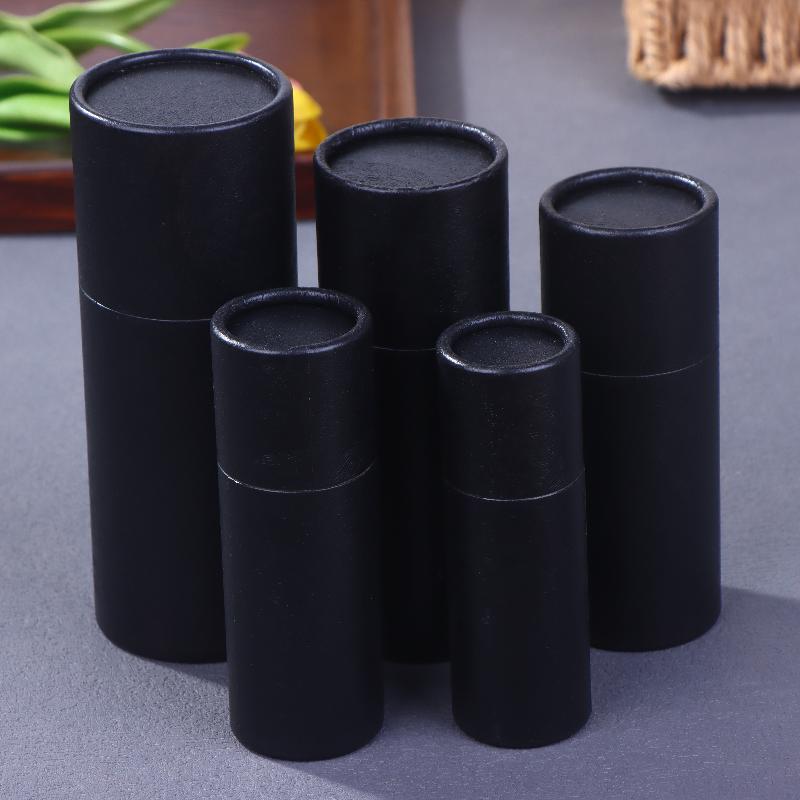1 Pcs Copperplate Paper Tube Box Paper Gift Packaging Round Cylinder Oil Bottle Package Cardboard Tube For Essential Oil Perfume