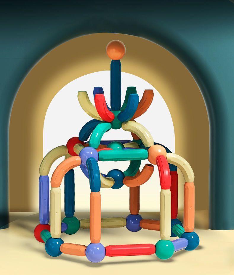 Magnetic Building Blocks: Toddler Educational Toys for Boys & Girls, Ages 3-6