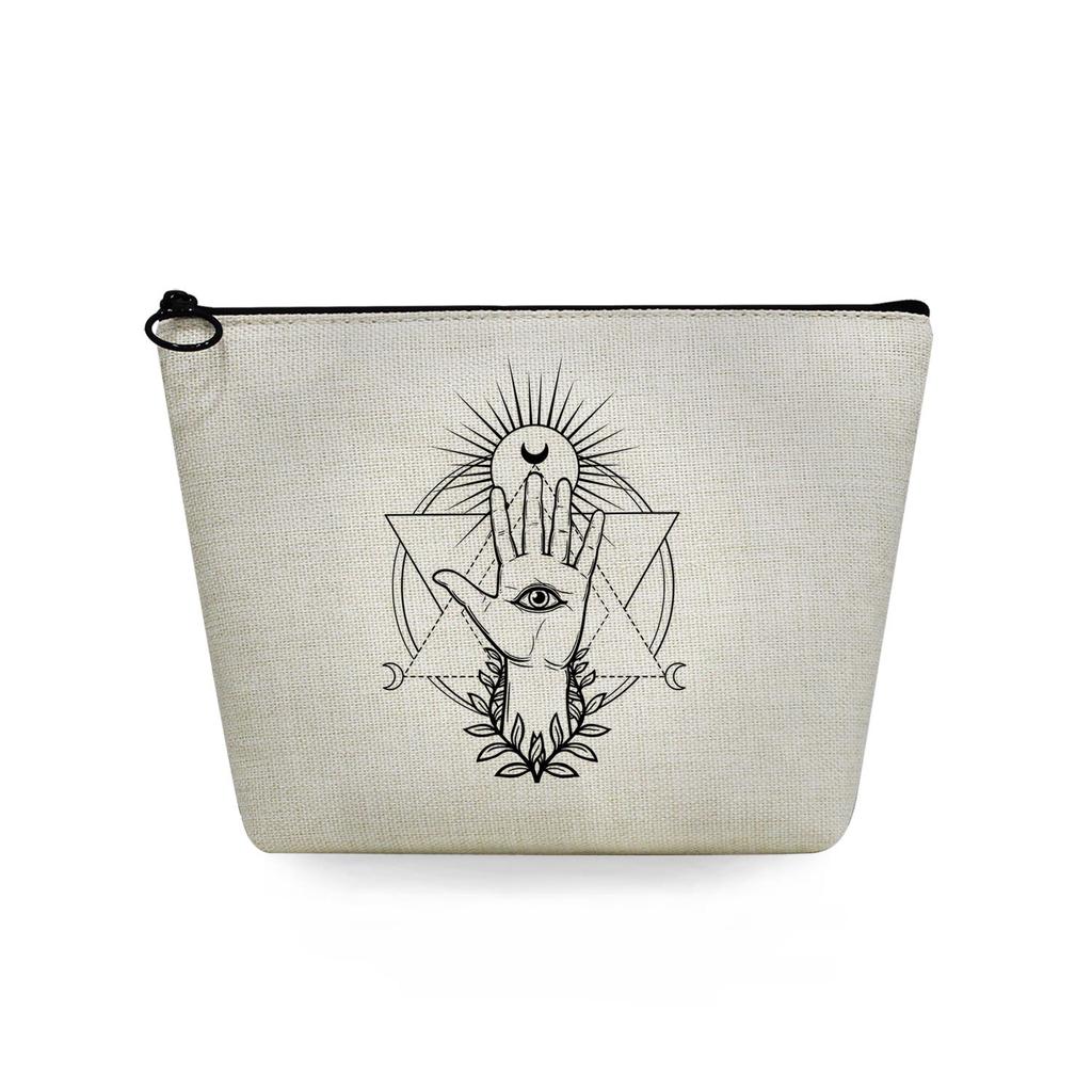 Women  Eye Print Cosmetic Bag Toiletries Organize Travel Storage Case  6775