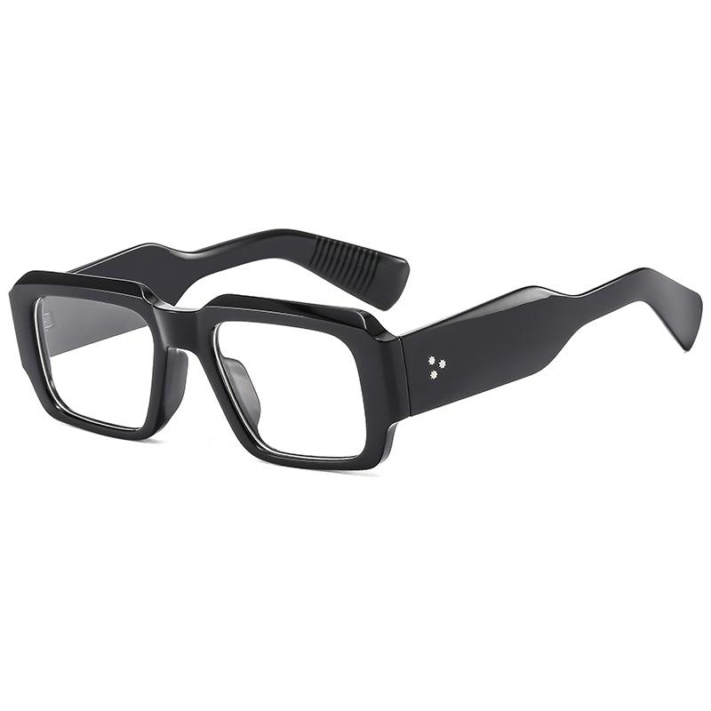JYL TS Square INS Sunglasses Blue Light Blocking Plain Vision For Daily Wear Z3766