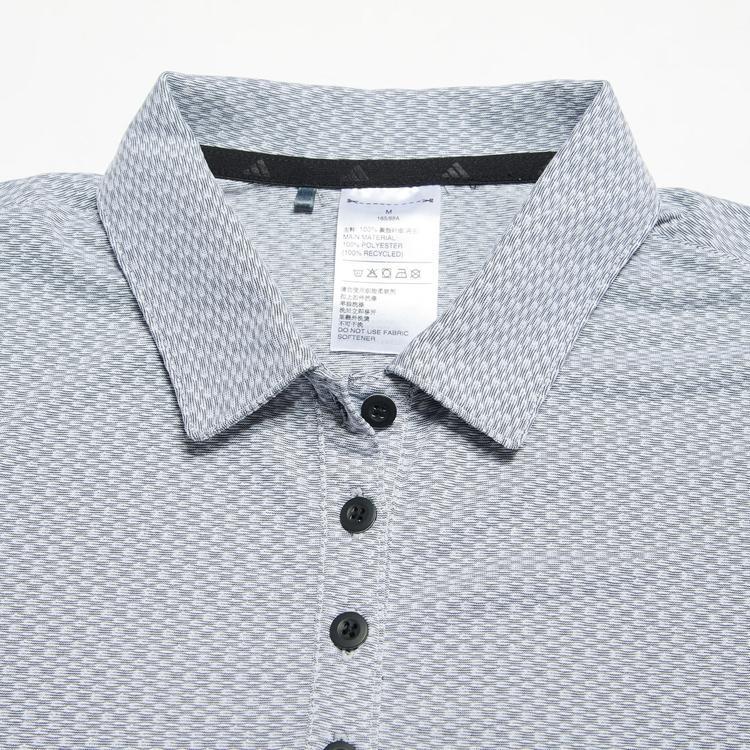 Adidas Simple Comfortable Versatile Breathable Golf Sports Casual Short Sleeve Polo Shirt Unisex Polo Shirts Gray JE9901