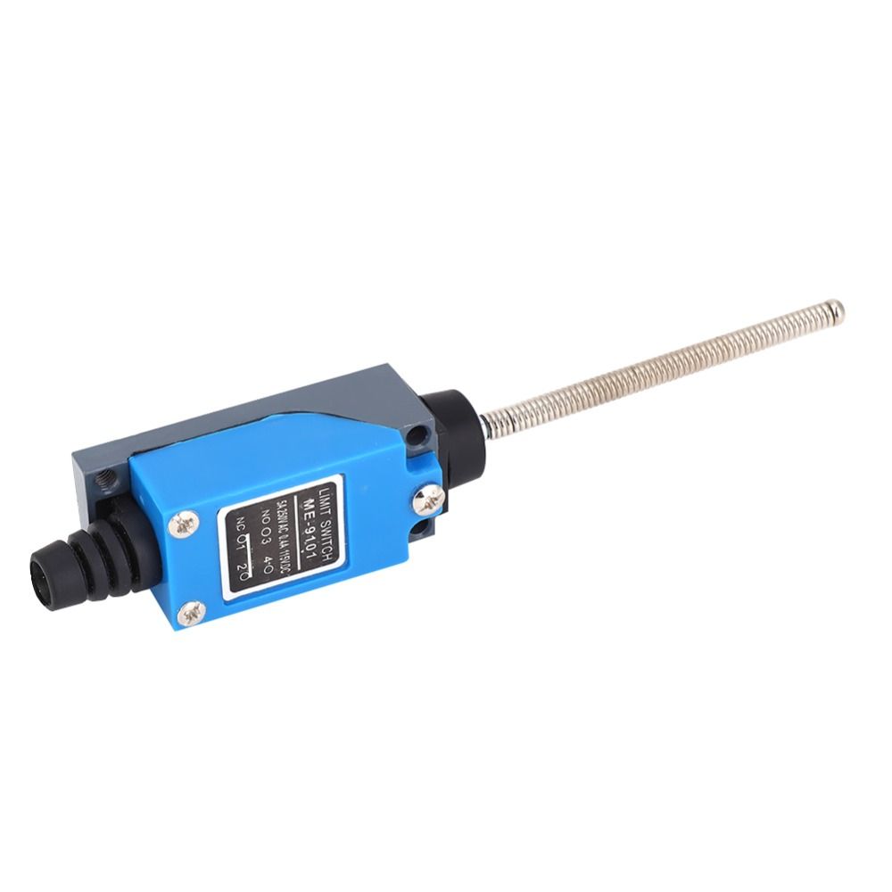 250VAC 50~60Hz ME-9101 Limit Switch 115VDC Flexible Spring Rod Micro Limit Switch Auto Reset 1NO 1NC Travel Switch