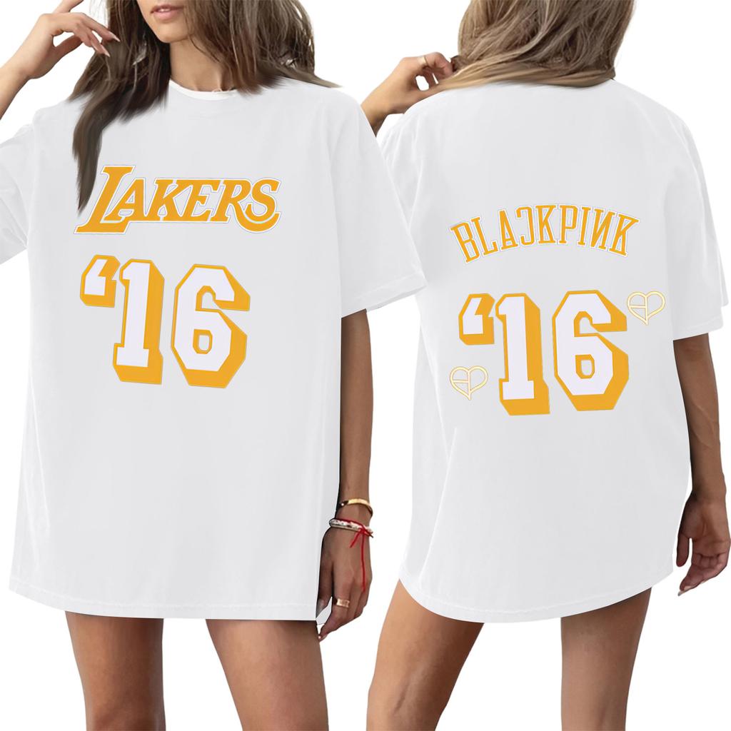 Women's Round Neck Printed Short-sleeved T-shirt Top